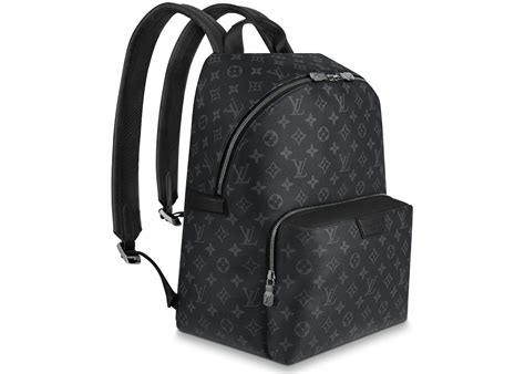 louis vuitton black leather monogram|Louis Vuitton black monogram backpack.